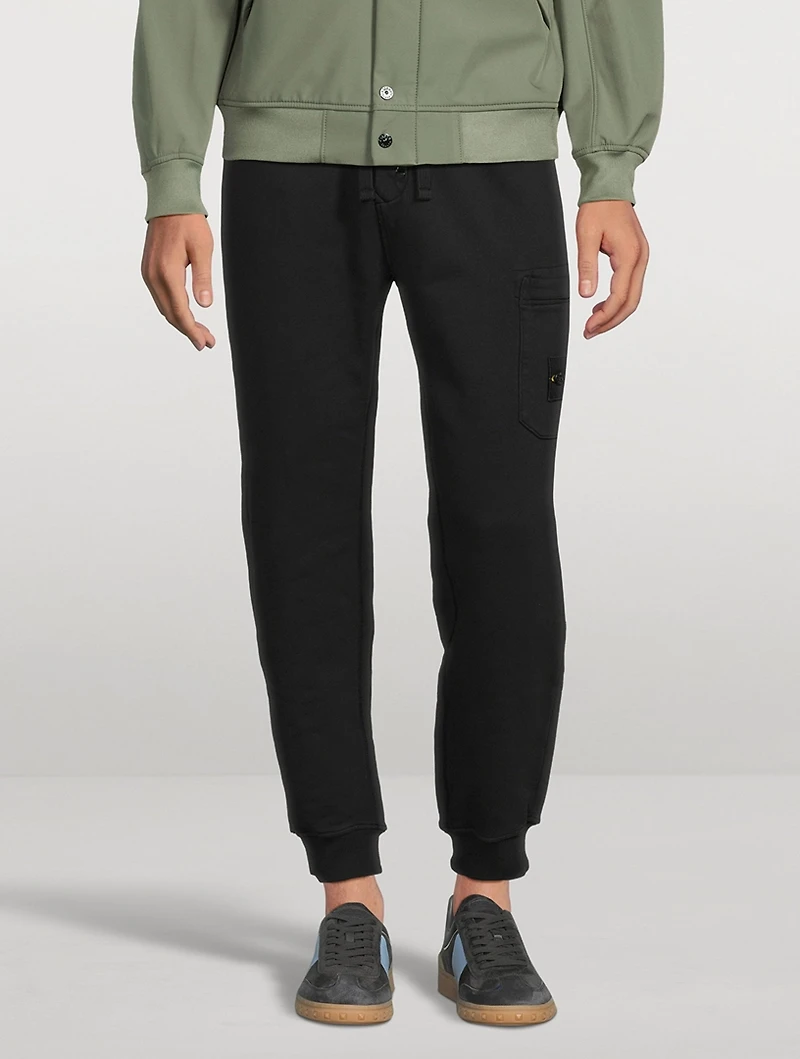 Cotton Fleece Slim-Fit Jogger Pants