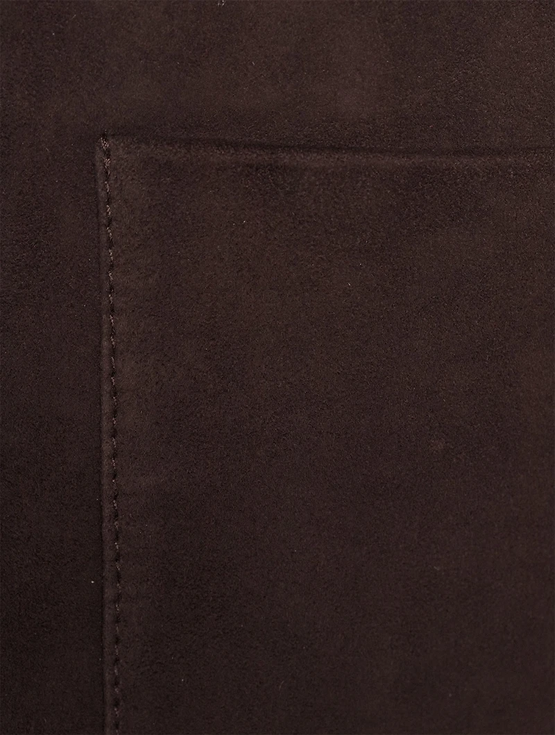 Cropped Suede Jacket
