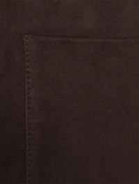 Cropped Suede Jacket