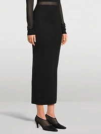 The T-Strap Mesh And Leather Pumps