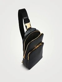 Buckley Grained Leather Sling Backpack