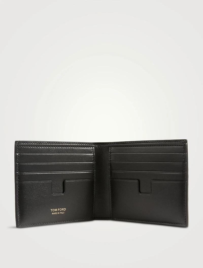T-Line Leather Bifold Wallet