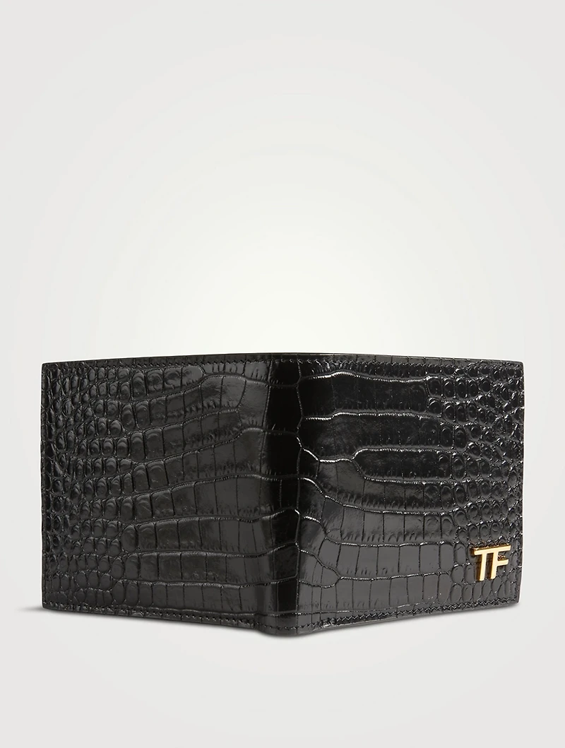 T-Line Leather Bifold Wallet