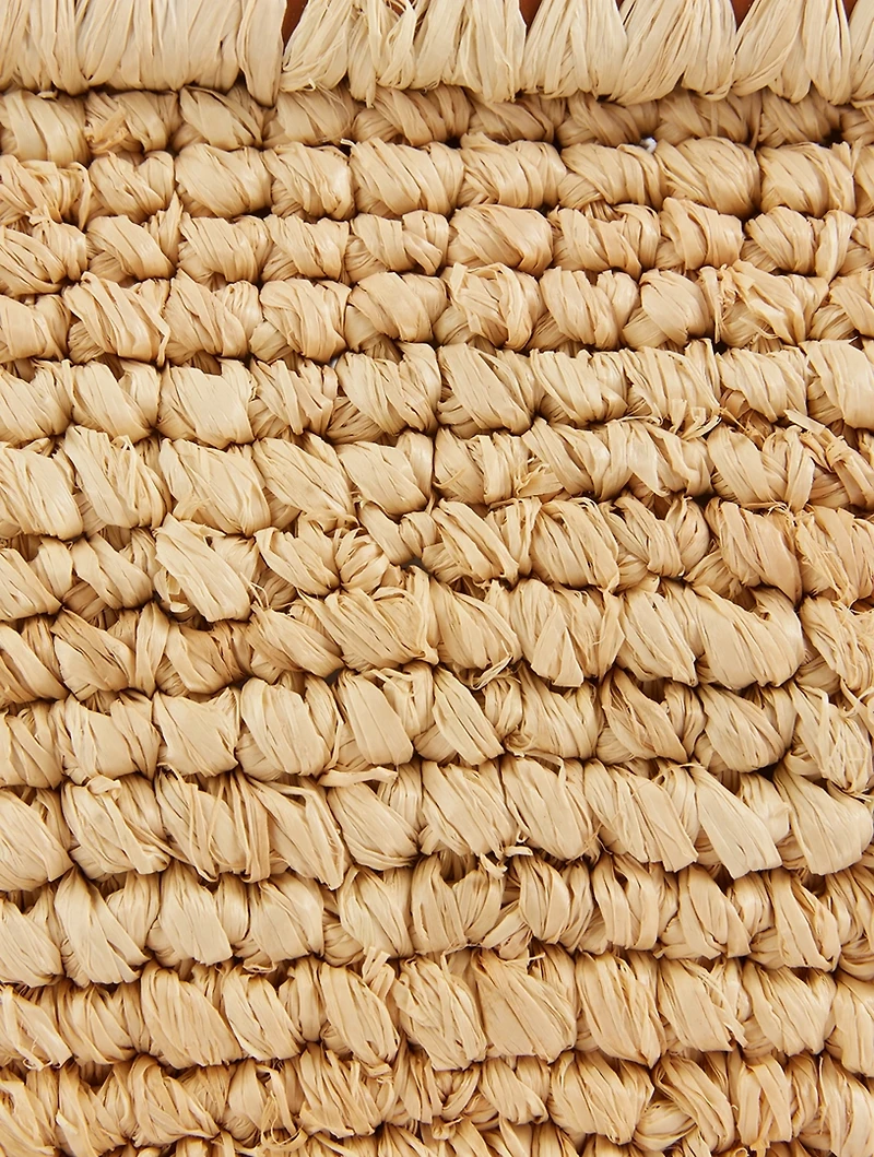 Mini Shirley Raffia Tote Bag