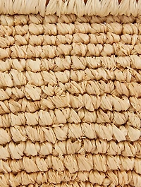 Mini Shirley Raffia Tote Bag