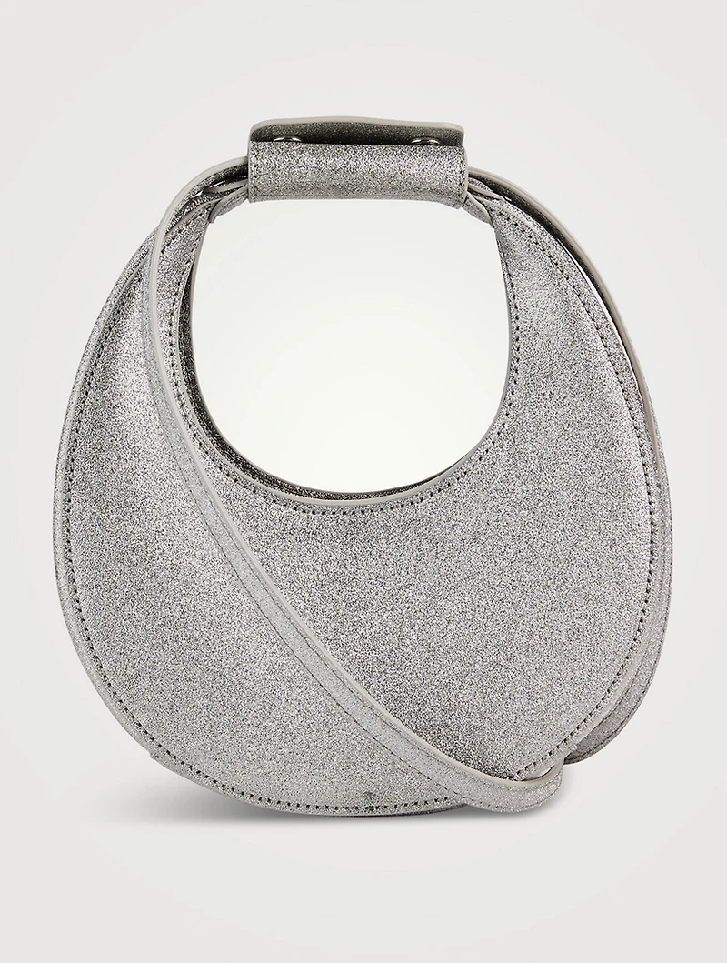 Goodnight Moon Glitter Leather Clutch