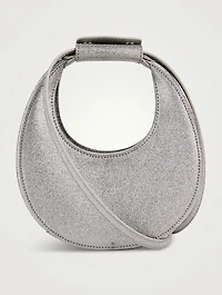 Goodnight Moon Glitter Leather Clutch