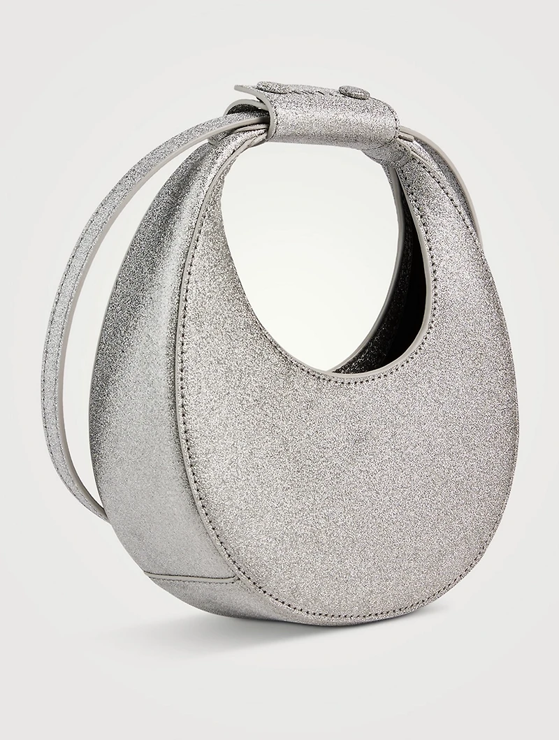 Goodnight Moon Glitter Leather Clutch