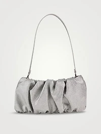 Bean Glitter Leather Clutch