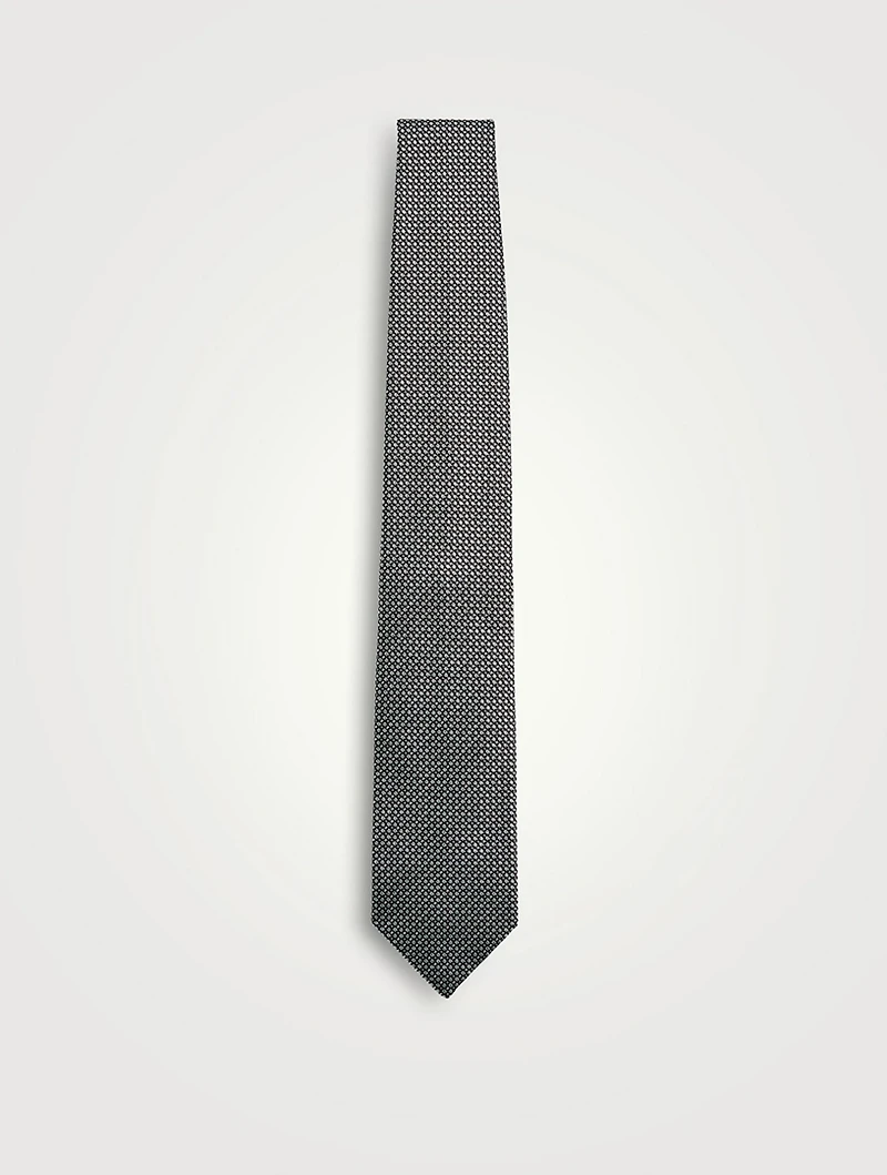 Silk Micro Motif Tie