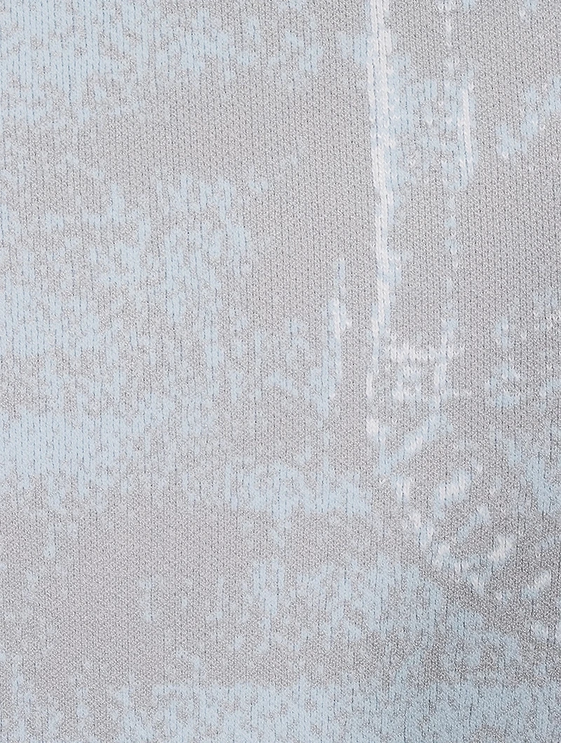 Lily Wavy Skirt Denim Print