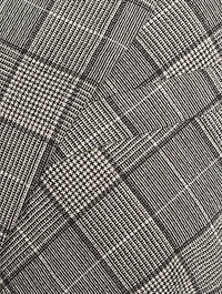 Single-Breasted Blazer Check Mix Print