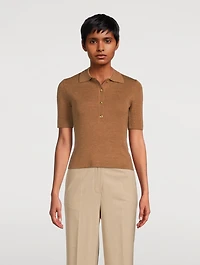 Merino Wool Polo Shirt