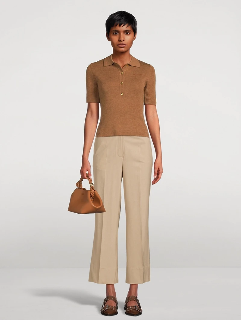 Merino Wool Polo Shirt