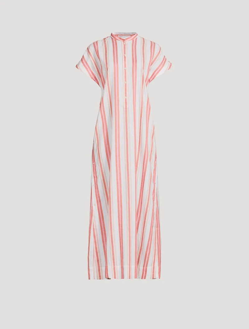 Arezzo Organic Linen And Cotton Long Dress