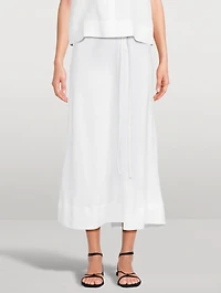 Messina Organic Linen Long Skirt