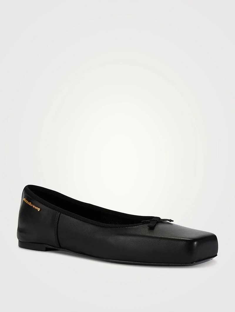 Billie Leather Ballet Flats