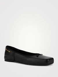 Billie Leather Ballet Flats