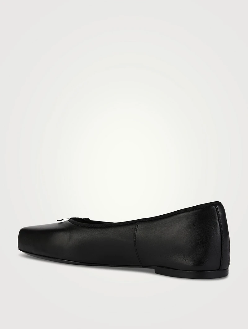 Billie Leather Ballet Flats