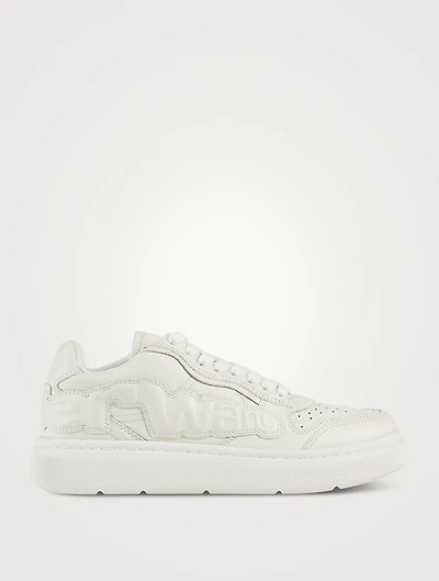 Puff Pebble Leather Sneakers