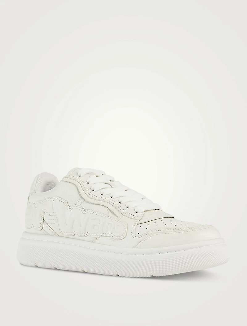 Puff Pebble Leather Sneakers