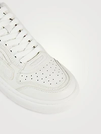 Puff Pebble Leather Sneakers