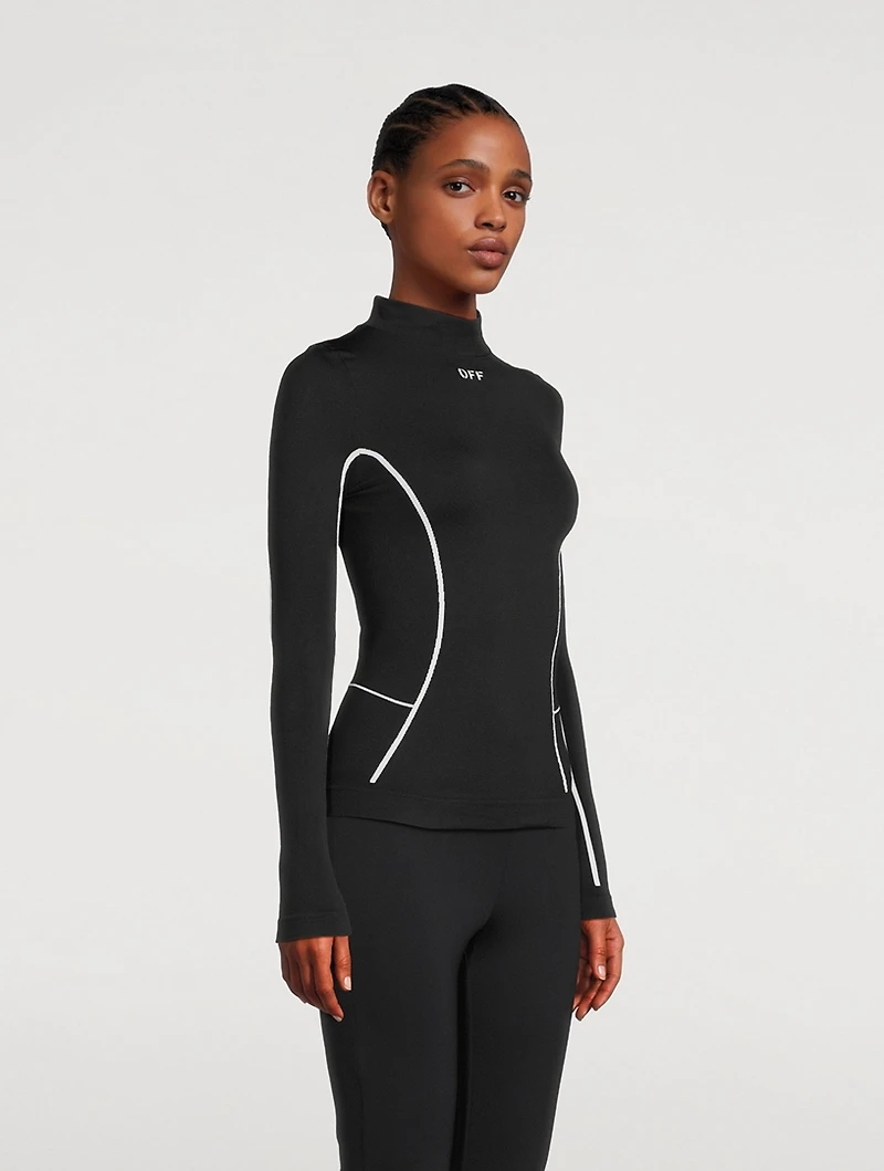 Seamless Mockneck Top