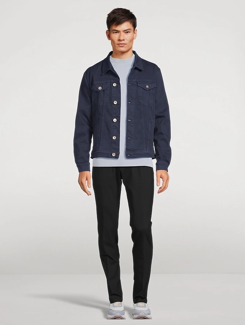 Stretch Cotton Denim Jacket