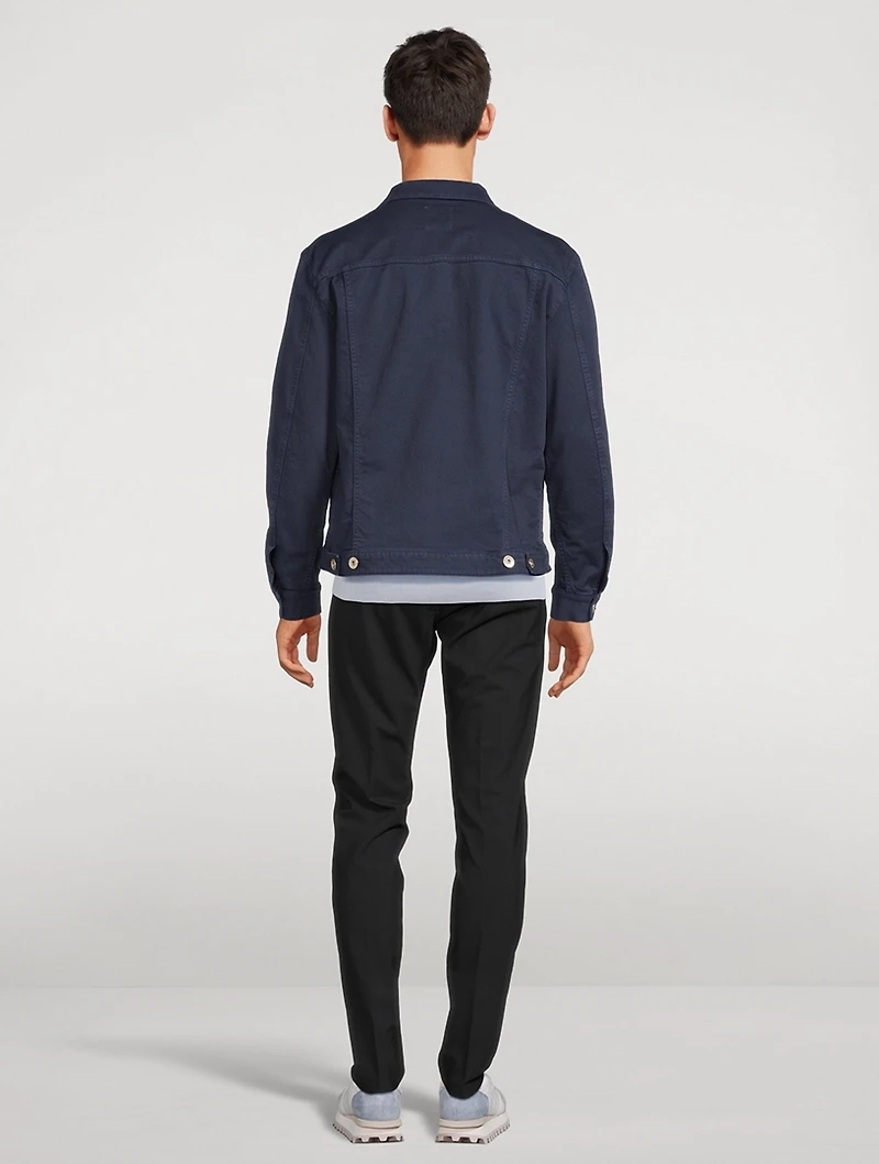 Stretch Cotton Denim Jacket