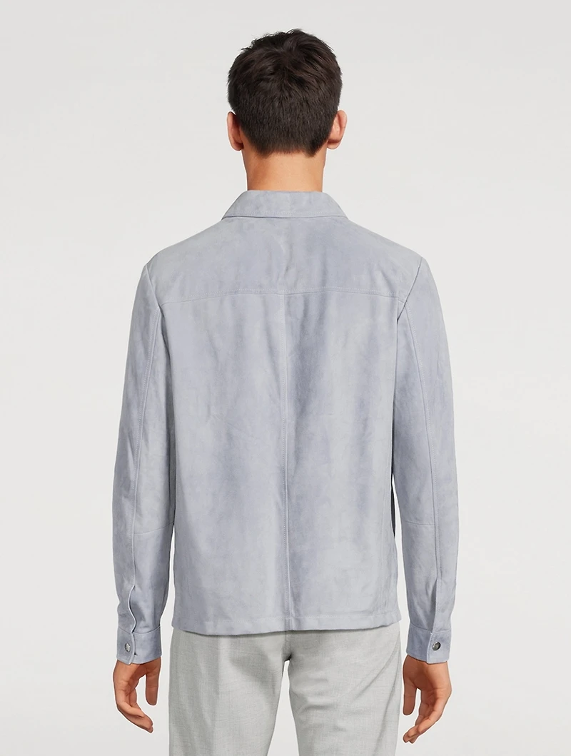 Suede Overshirt