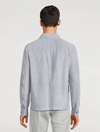 Suede Overshirt