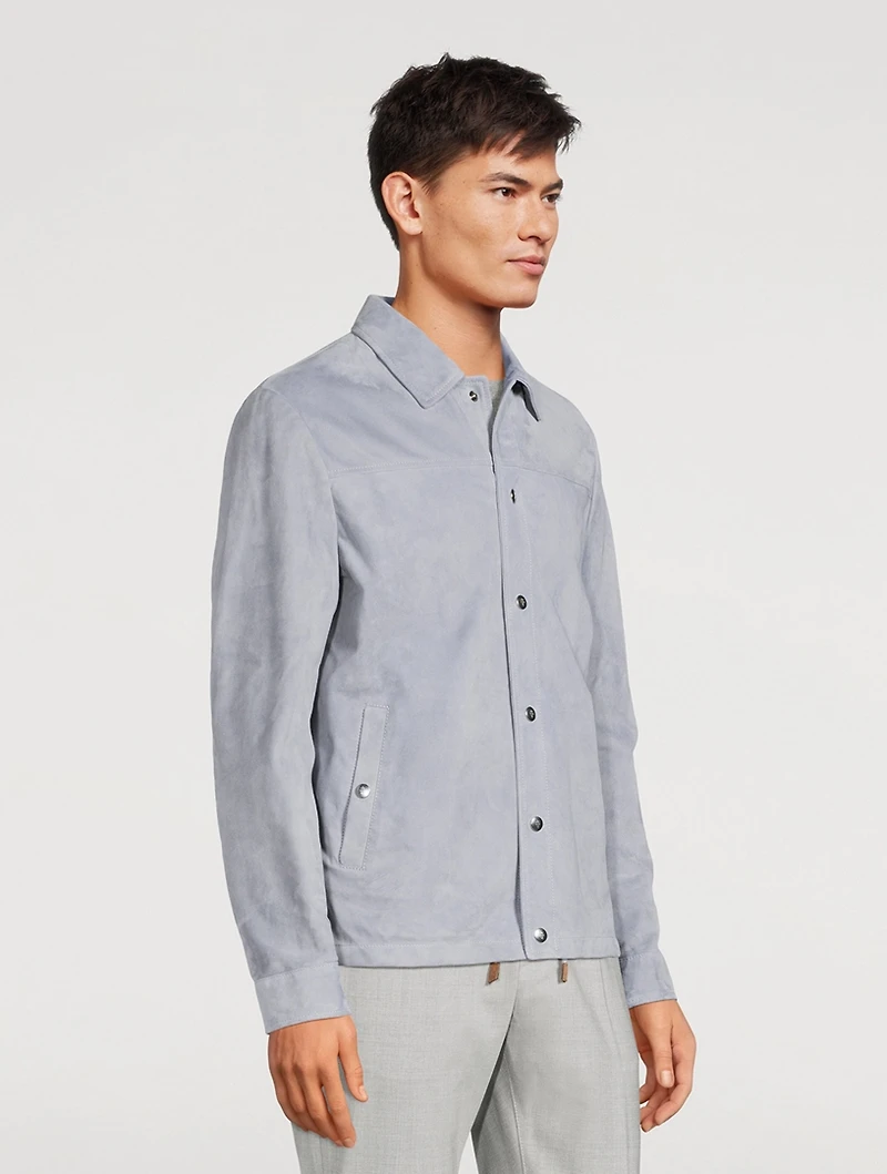 Suede Overshirt