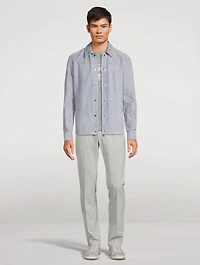 Suede Overshirt