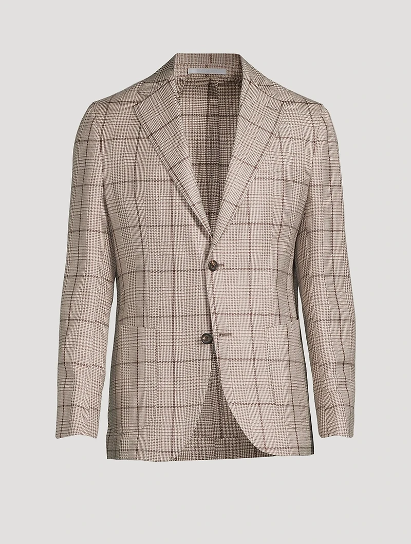 Wool Silk And Linen Jacket