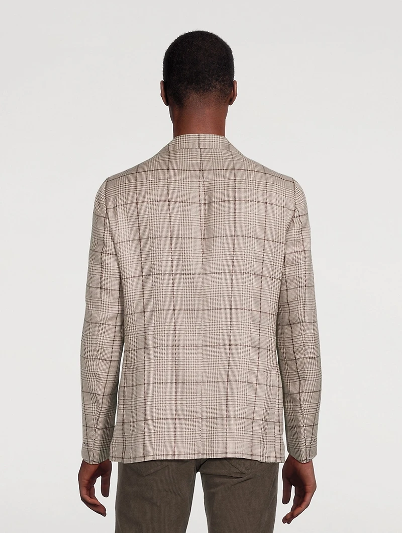 Wool Silk And Linen Jacket