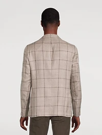 Wool Silk And Linen Jacket
