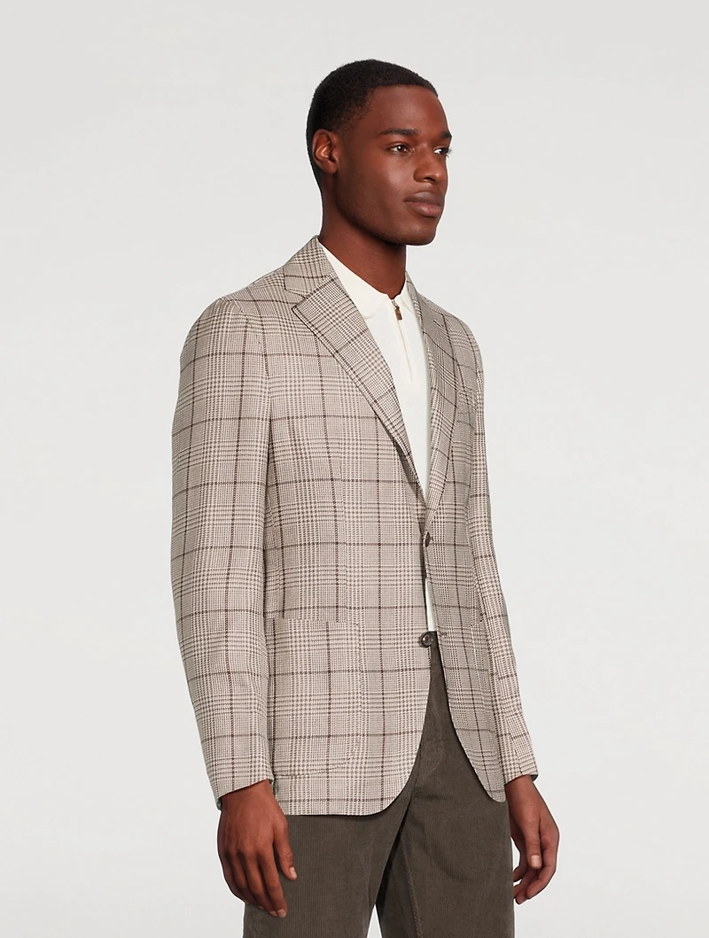 Wool Silk And Linen Jacket