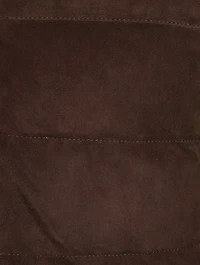 Suede Reversible Down Vest