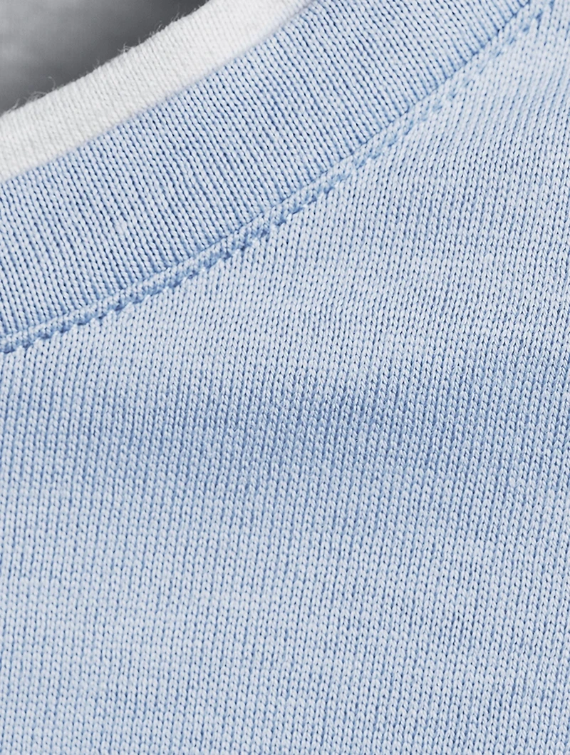 Cotton Layered T-Shirt