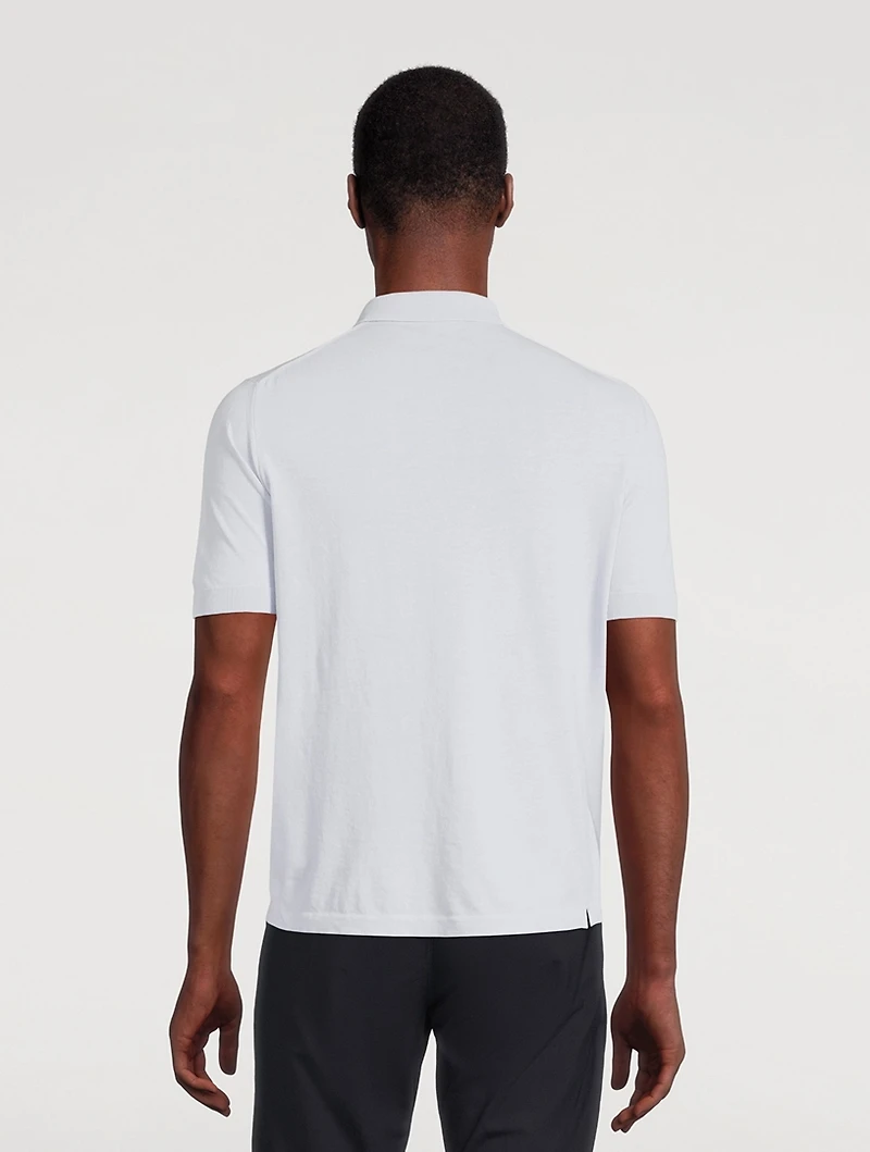 Three-Button Polo Shirt