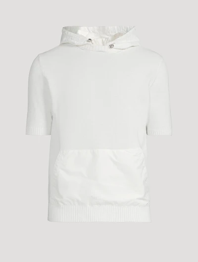 Cotton Short-Sleeve Sweater