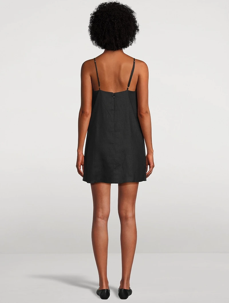 Maggie Linen Mini Dress