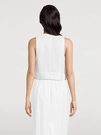 Poppy Linen Top