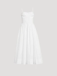 Kittiya Poplin Midi Dress