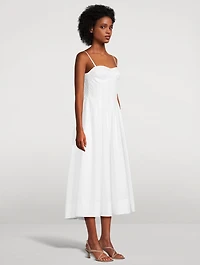 Kittiya Poplin Midi Dress