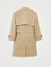 Cotton Gabardine Trench Coat