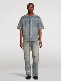 Bandana Jacquard Baseball Shirt