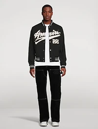 Flocked Carpenter Pants