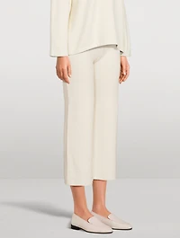 Wool-Blend Ribbed Pants
