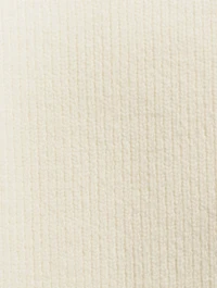 Wool-Blend Ribbed Pants